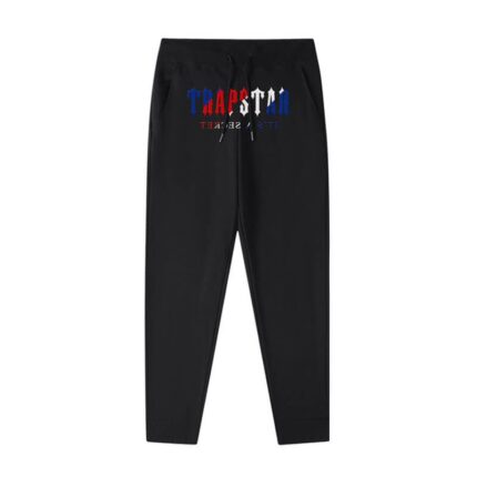 Pantaloni neri con logo Trapstar It's a Secret di Autumn